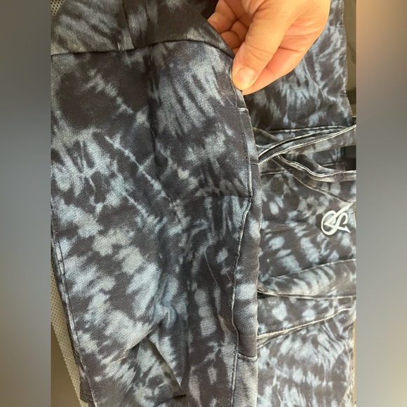 Victoria's Secret Blue Tie-Dye denim Weekender Tote Bag - Picture 5 of 8